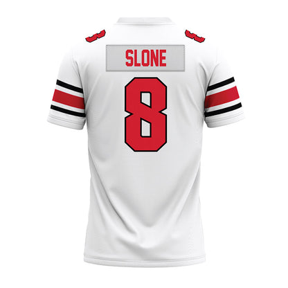 NC State - NCAA Football : Cian Slone - White Premium Football Jersey-1