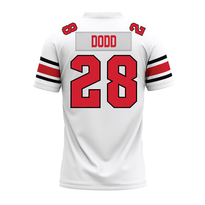 NC State - NCAA Football : Sam Dodd - White Premium Football Jersey-1