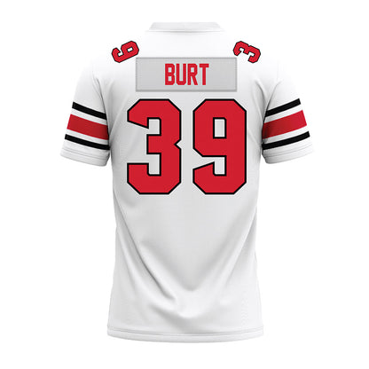 NC State - NCAA Football : Foster Burt - White Premium Football Jersey-1