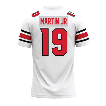NC State - NCAA Football : KJ Martin Jr - White Premium Football Jersey-1
