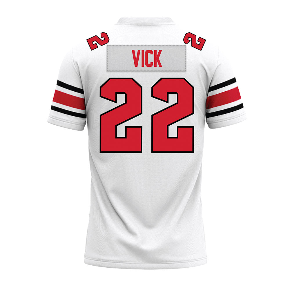 NC State - NCAA Football : Jackson Vick - White Premium Football Jersey-1