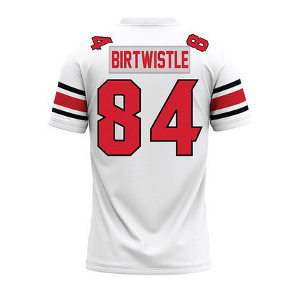 NC State - NCAA Football : Charlie Birtwistle - White Premium Football Jersey-1