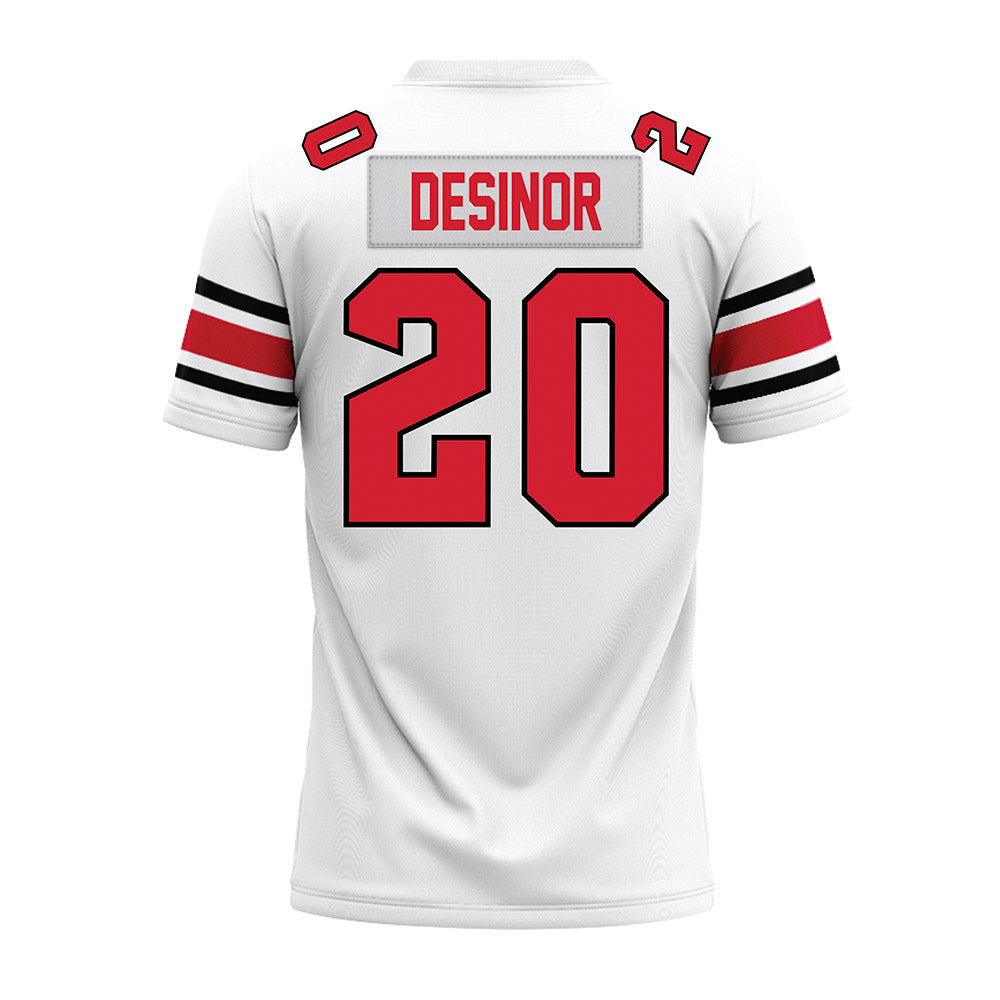 NC State - NCAA Football : Deandre Desinor - White Premium Football Jersey-1