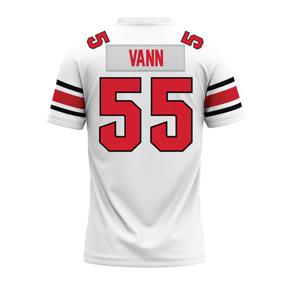 NC State - NCAA Football : Rylan Vann - White Premium Football Jersey-1