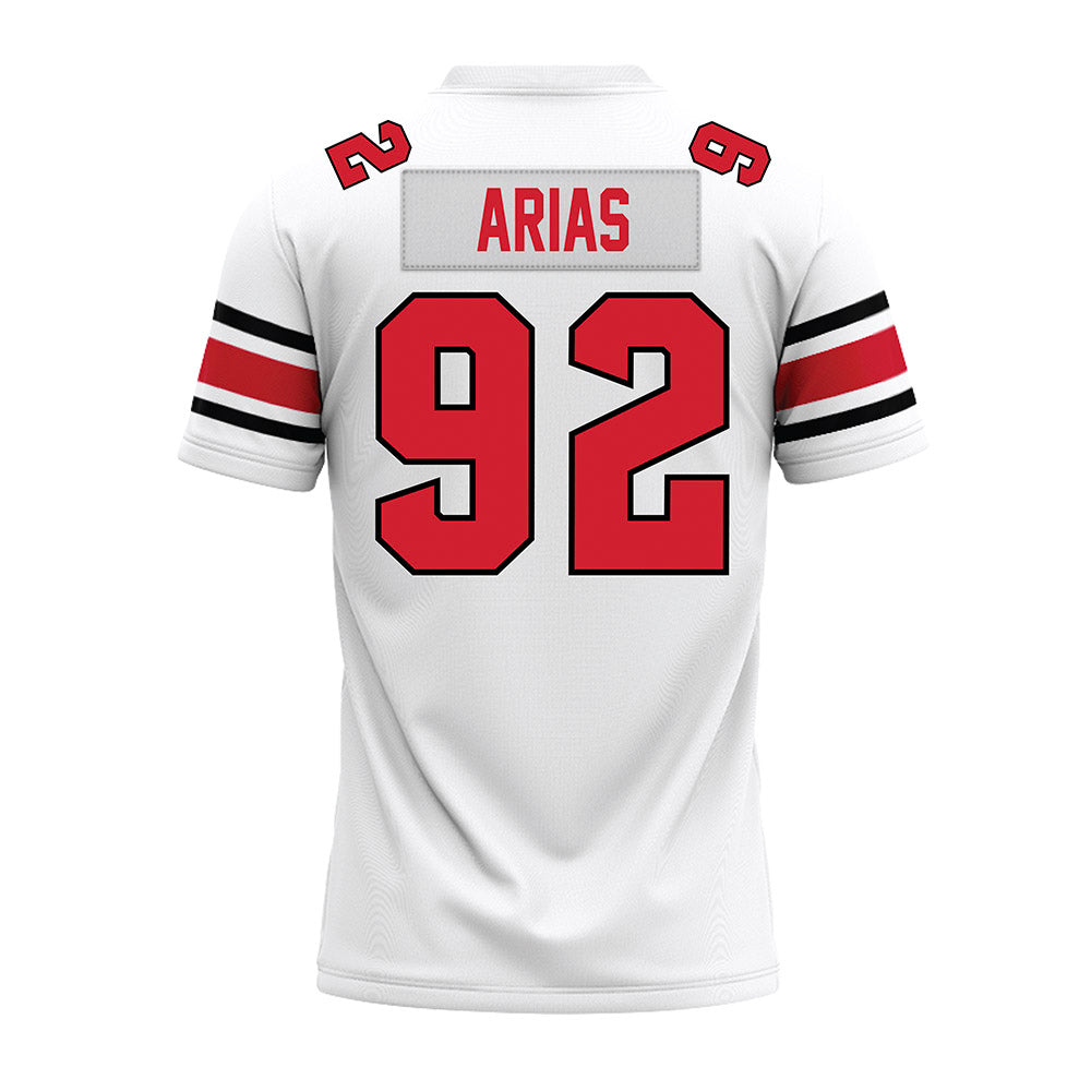 NC State - NCAA Football : Aiden Arias - White Premium Football Jersey-1