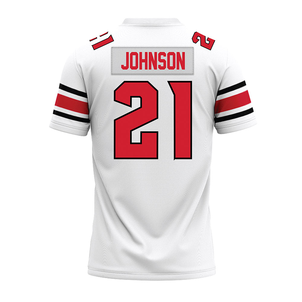 NC State - NCAA Football : Jamel Johnson - White Premium Football Jersey-1
