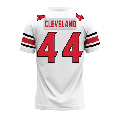 NC State - NCAA Football : Brandon Cleveland - White Premium Football Jersey-1