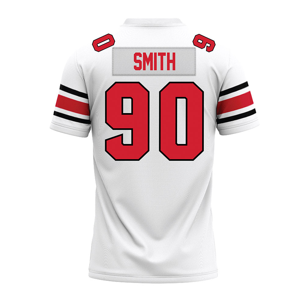 NC State - NCAA Football : Collin Smith - White Premium Football Jersey-1