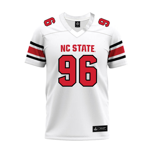 NC State - NCAA Football : Owen Fehr - White Premium Football Jersey-0