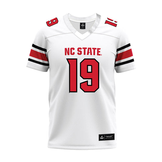 NC State - NCAA Football : Kerry Martin Jr - White Premium Football Jersey-0