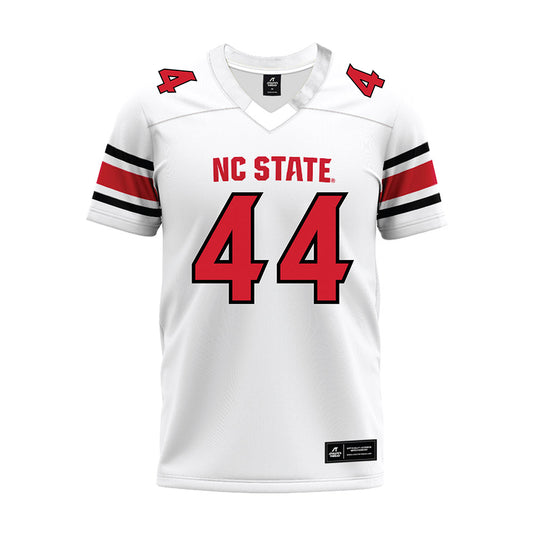 NC State - NCAA Football : Brandon Cleveland - White Premium Football Jersey-0