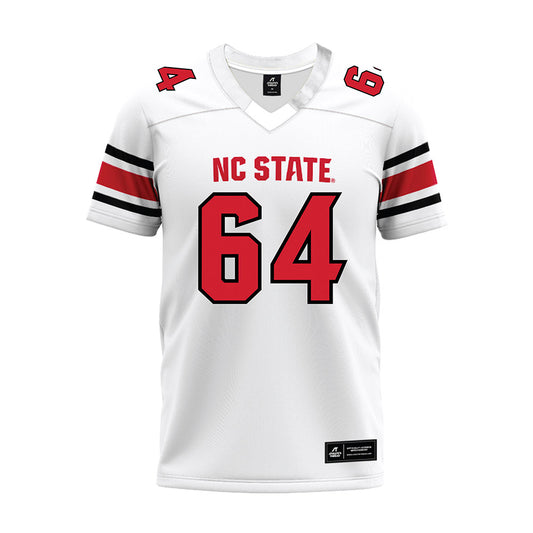 NC State - NCAA Football : Rico Jackson - White Premium Football Jersey-0