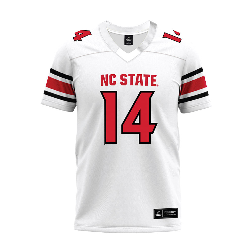 NC State - NCAA Football : Jonathan Paylor - White Premium Football Jersey-0