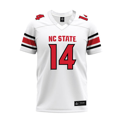 NC State - NCAA Football : Jonathan Paylor - White Premium Football Jersey-0