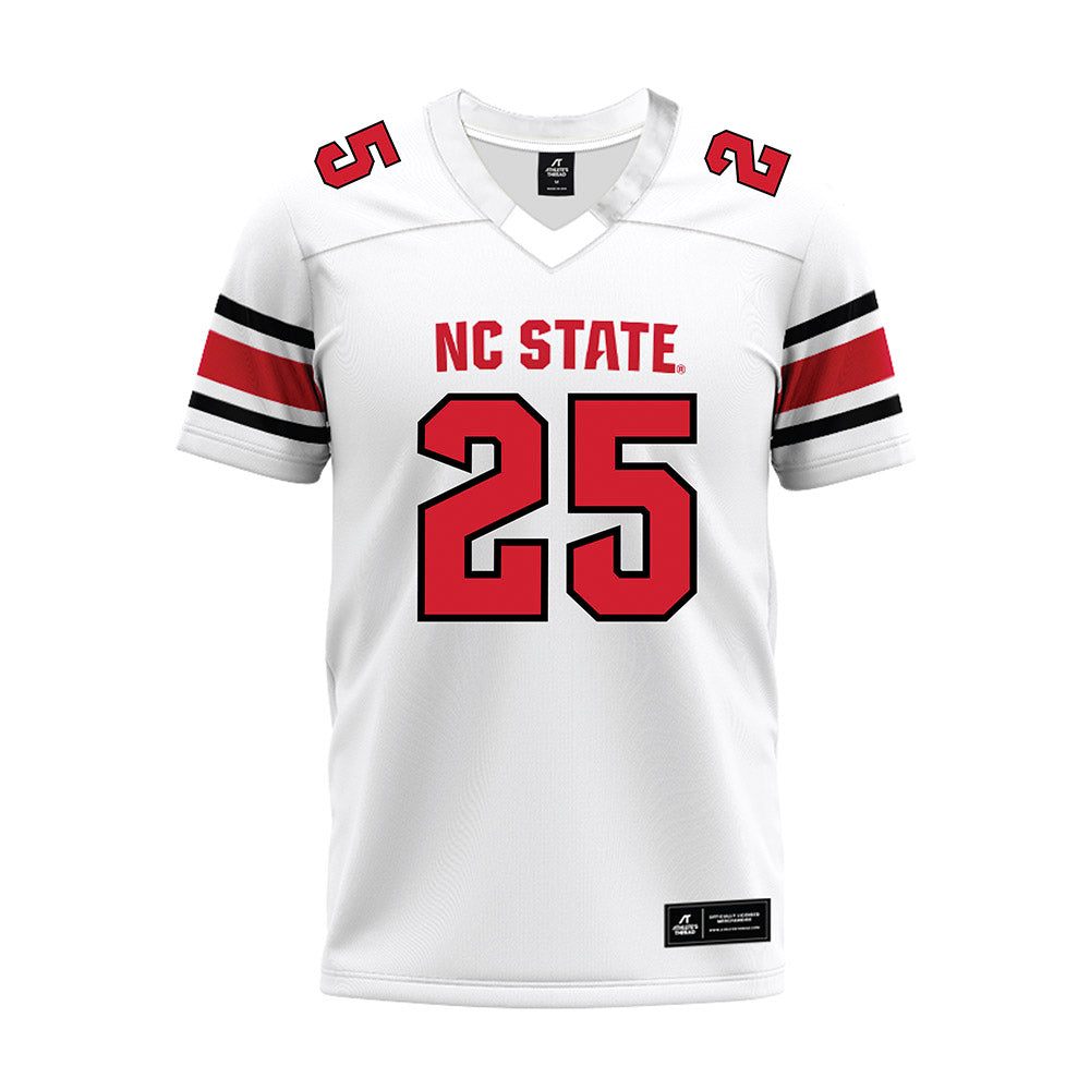 NC State - NCAA Football : Darius Johnson - White Premium Football Jersey-0