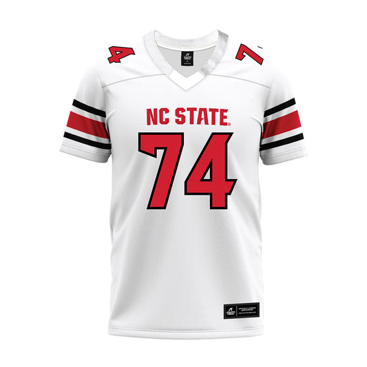 NC State - NCAA Football : Anthony Belton - White Premium Football Jersey-0