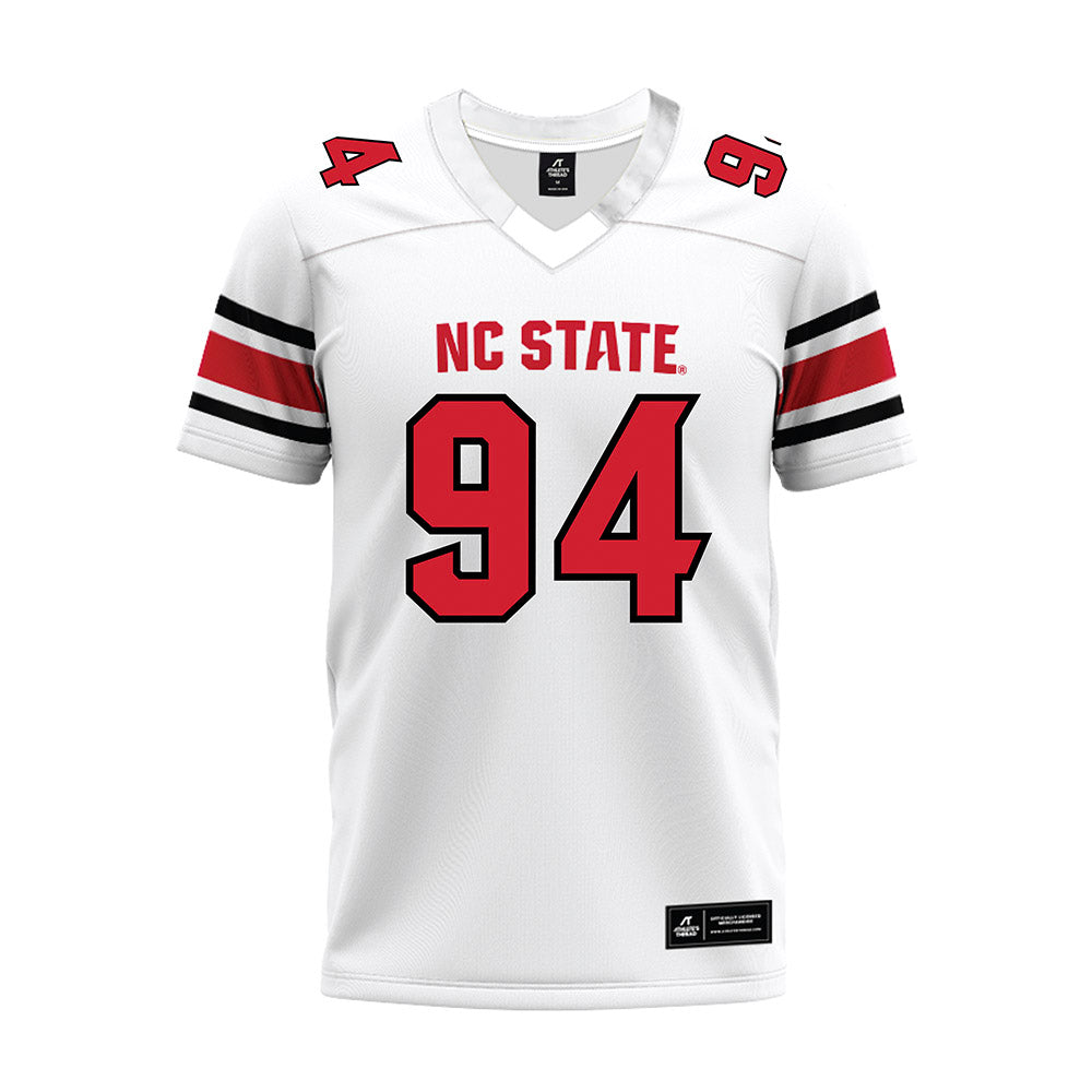 NC State - NCAA Football : Kanoah Vinesett - White Premium Football Jersey-0