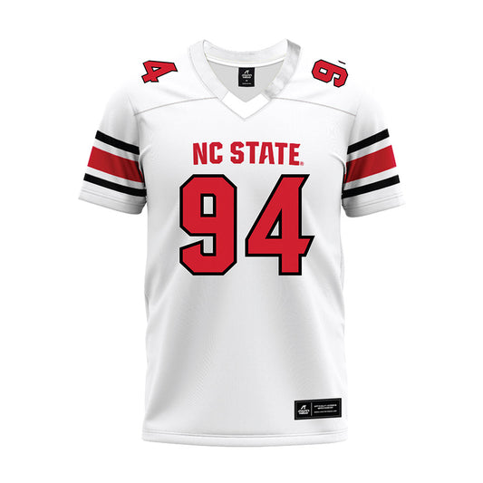 NC State - NCAA Football : Kanoah Vinesett - White Premium Football Jersey-0