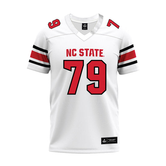 NC State - NCAA Football : Kamen Smith - White Premium Football Jersey-0