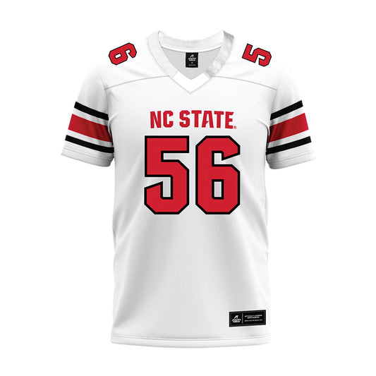 NC State - NCAA Football : Levi Temple - White Premium Football Jersey-0