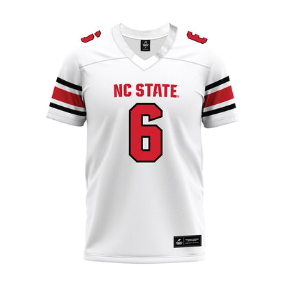 NC State - NCAA Football : Devon Marshall - White Premium Football Jersey-0