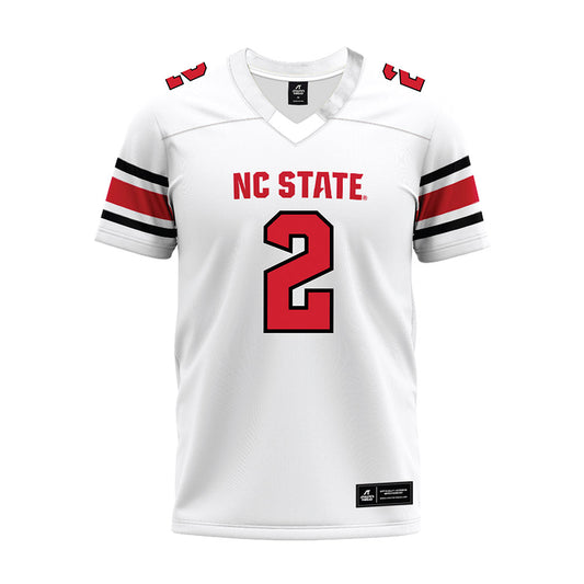 NC State - NCAA Football : Brandon Cisse - White Premium Football Jersey-0