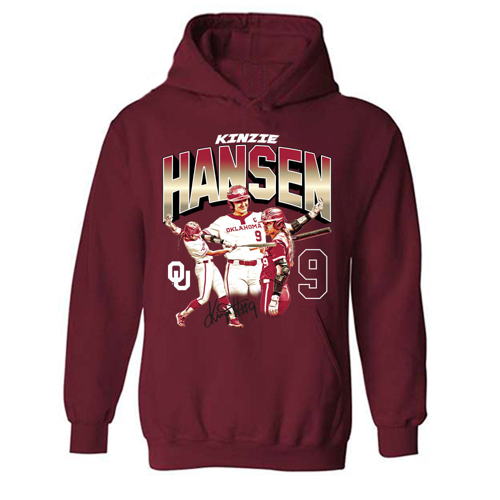 Oklahoma - NCAA Softball : Kinzie Hansen - Hooded Sweatshirt