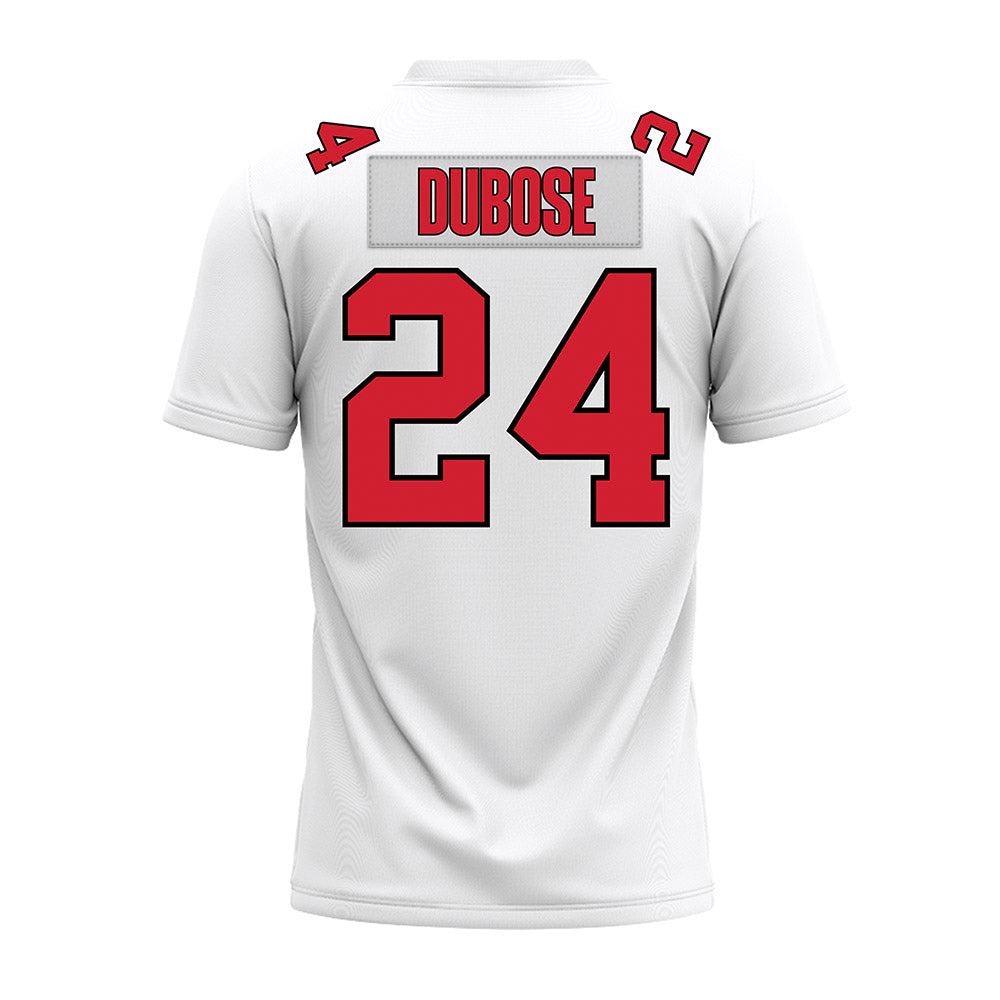 Illinois State - NCAA Football : Doreon Dubose - White Premium Football Jersey-1