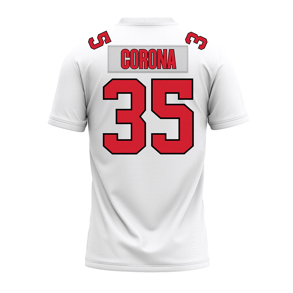Illinois State - NCAA Football : Anthony Corona - White Premium Football Jersey-1