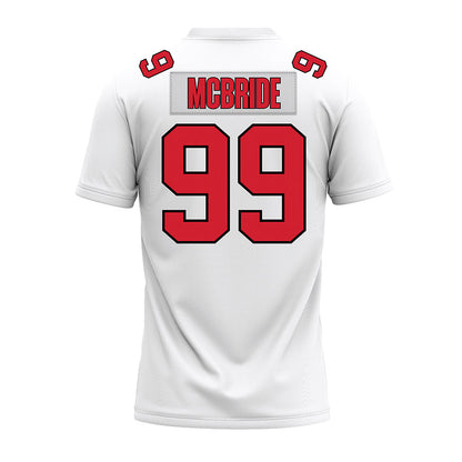 Illinois State - NCAA Football : Donovan McBride - White Premium Football Jersey-1