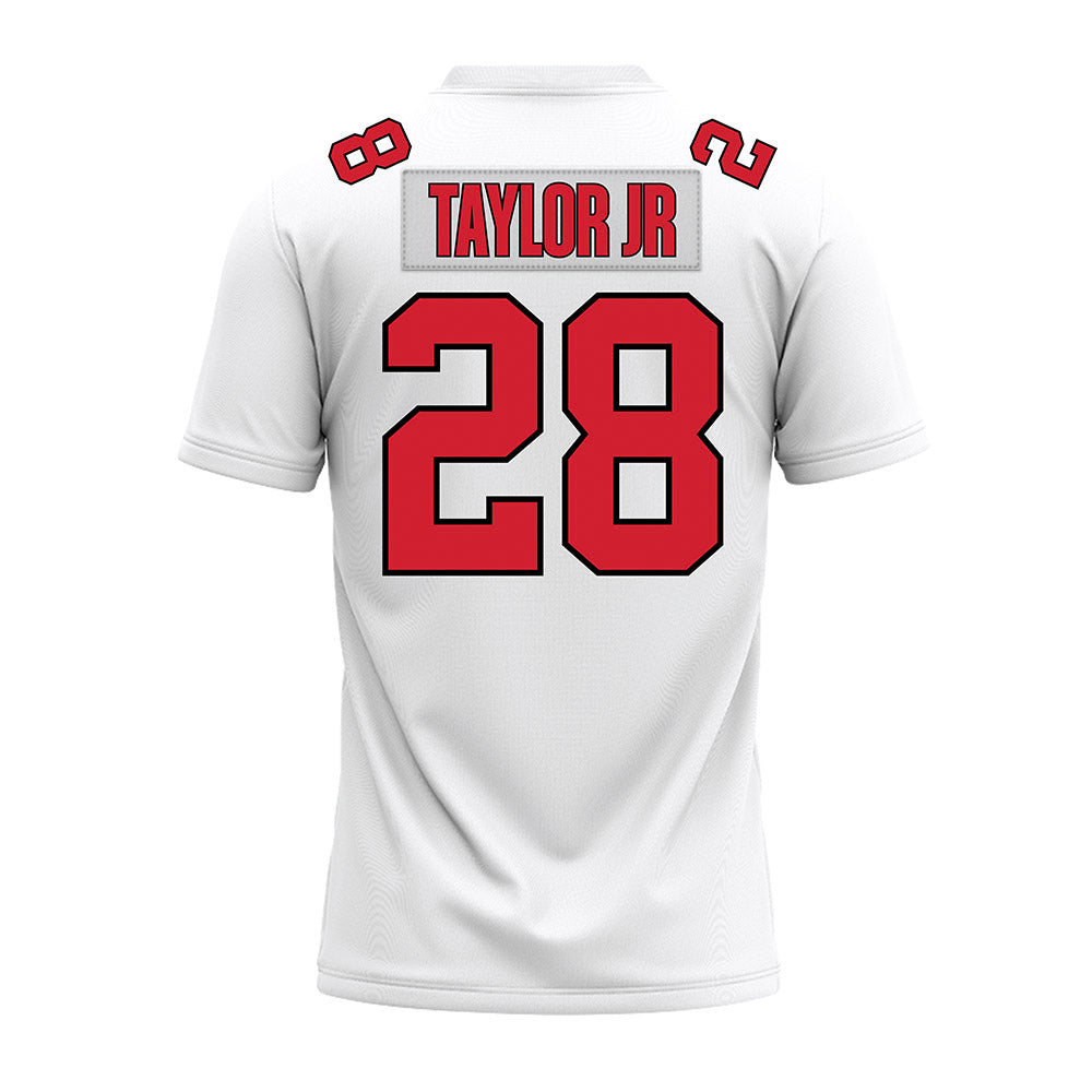 Illinois State - NCAA Football : Chris Taylor Jr - White Premium Football Jersey-1