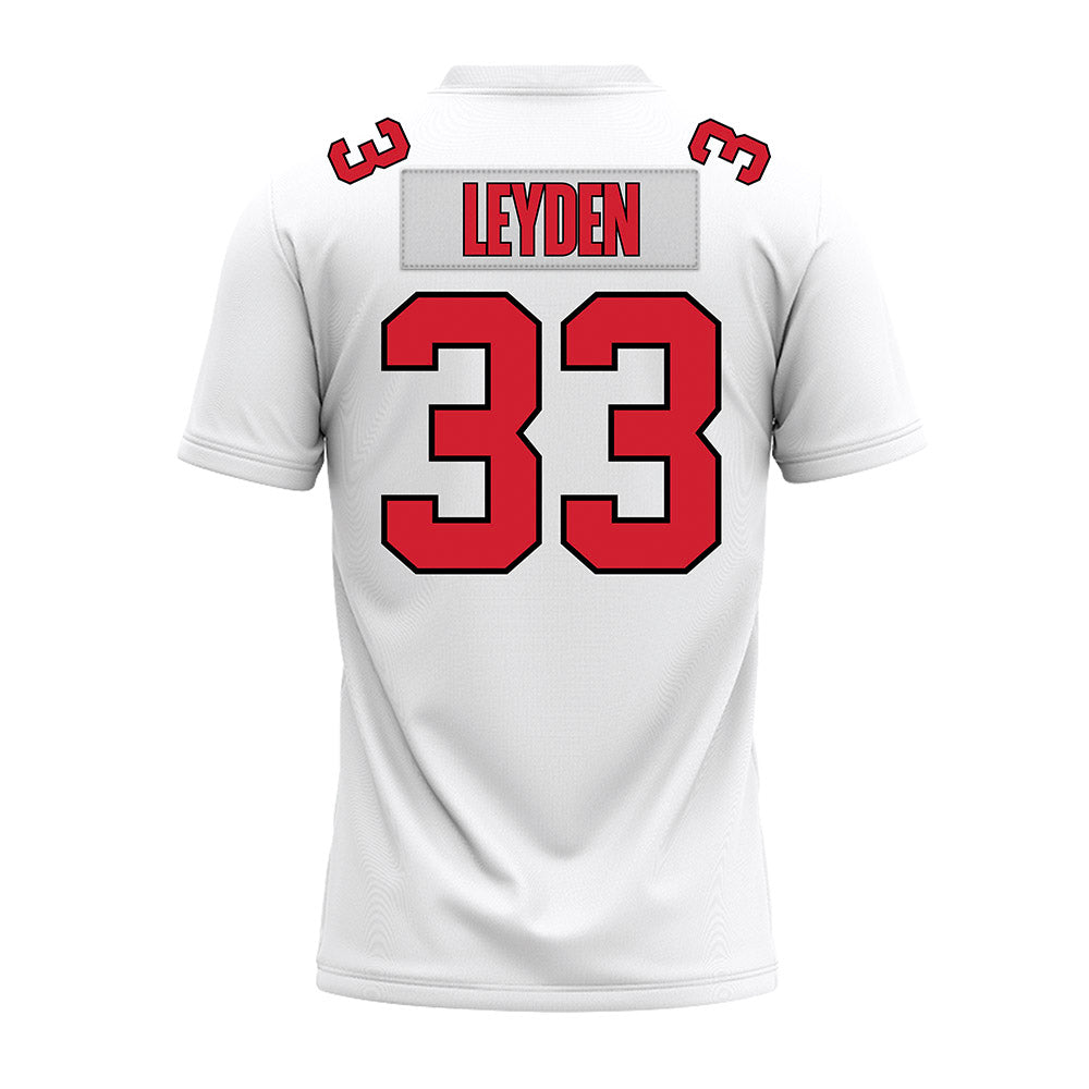 Illinois State - NCAA Football : Connor Leyden - White Premium Football Jersey