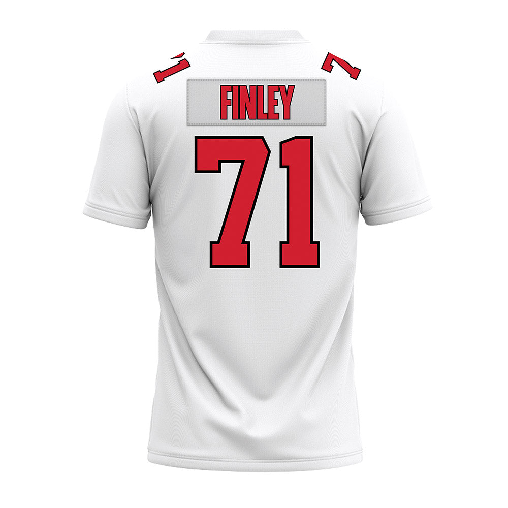 Illinois State - NCAA Football : Jacob Finley - White Premium Football Jersey-1