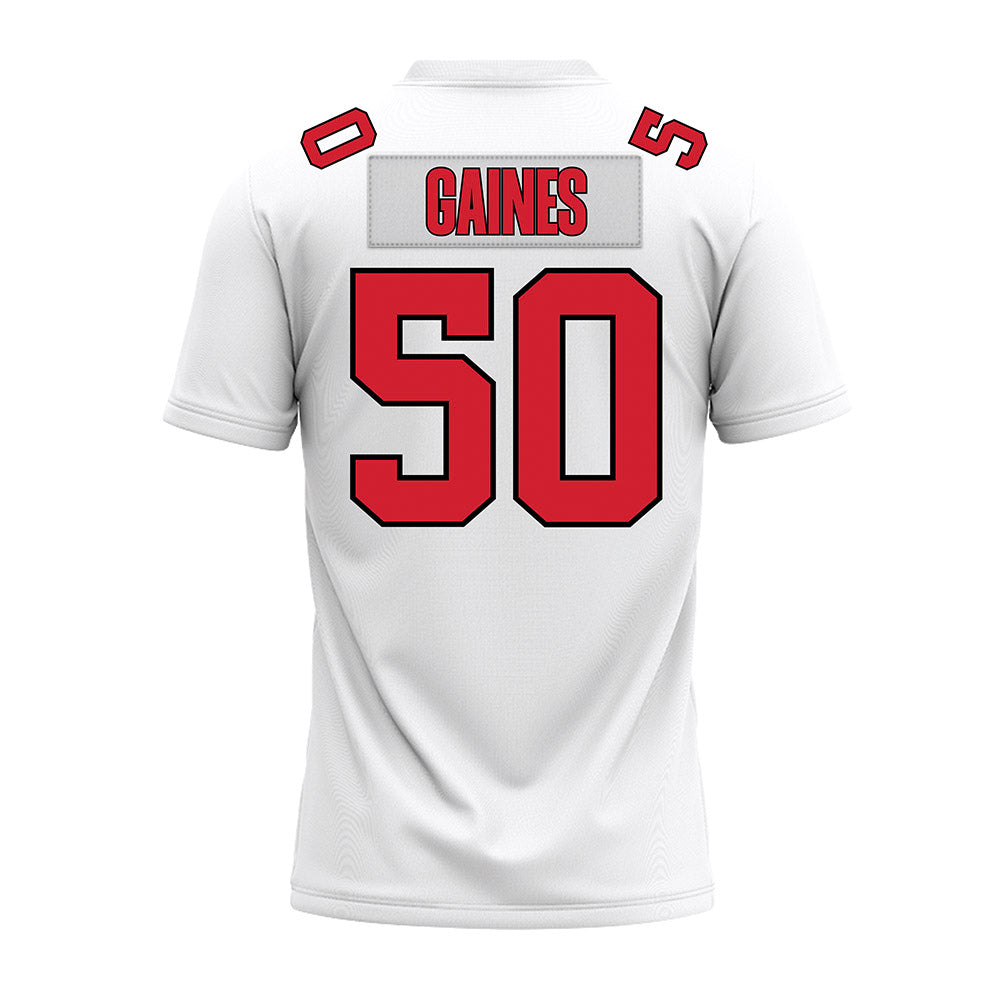 Illinois State - NCAA Football : Jalan Gaines - White Premium Football Jersey