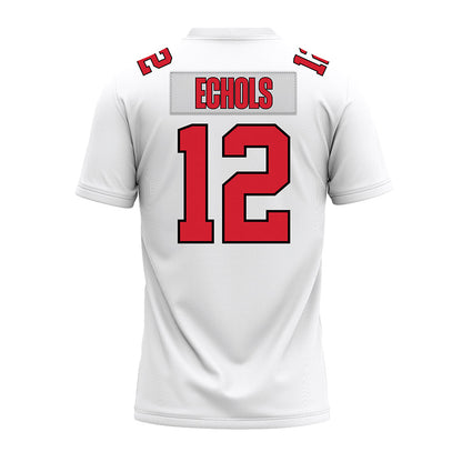 Illinois State - NCAA Football : Jashawn Echols - White Premium Football Jersey-1