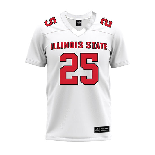 Illinois State - NCAA Football : Cam Wilson - White Premium Football Jersey-0