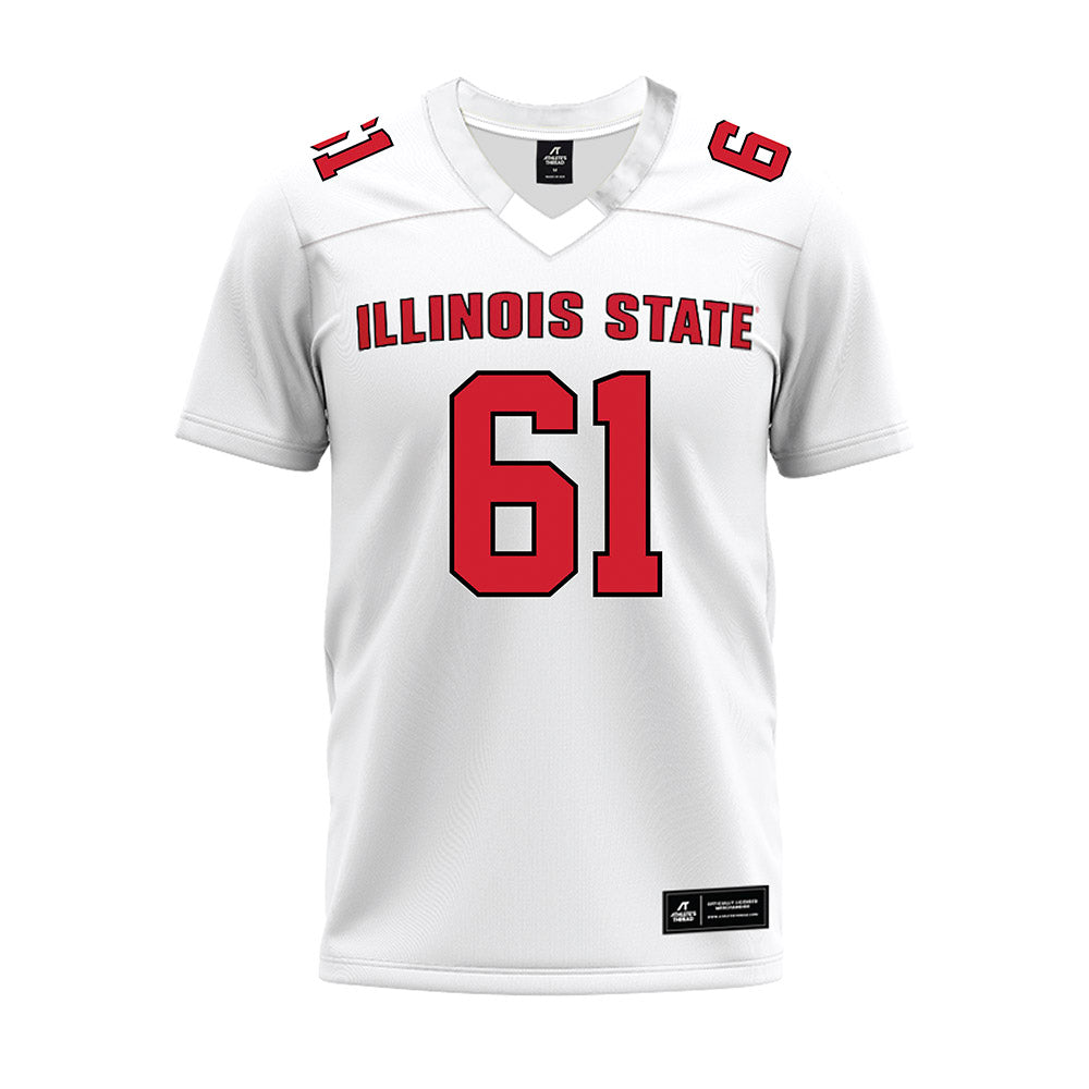 Illinois State - NCAA Football : Brandon Smith - White Premium Football Jersey-0