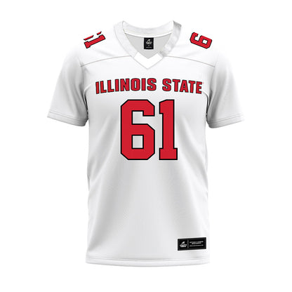 Illinois State - NCAA Football : Brandon Smith - White Premium Football Jersey-0