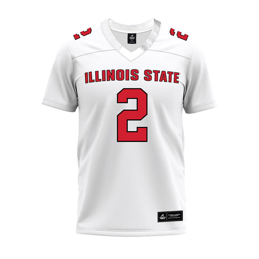 Illinois State - NCAA Football : Seth Glatz - White Premium Football Jersey-0