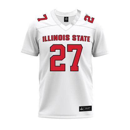 Illinois State - NCAA Football : Tyler Lofton - White Premium Football Jersey-0