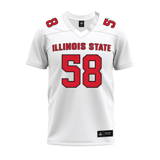 Illinois State - NCAA Football : D'Marco Cross - White Premium Football Jersey