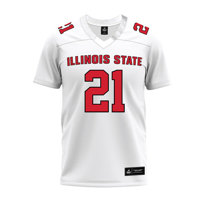 Illinois State - NCAA Football : Jason Tate - White Premium Football Jersey-0