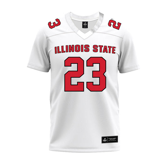 Illinois State - NCAA Football : JuMaria Hamilton - White Premium Football Jersey-0