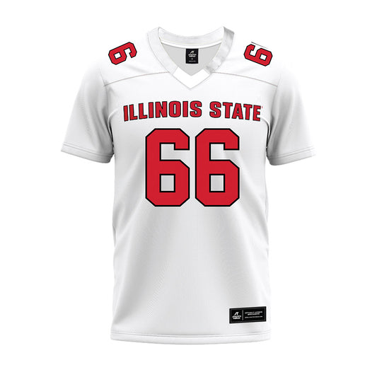 Illinois State - NCAA Football : Brayden Jellison - White Premium Football Jersey-0