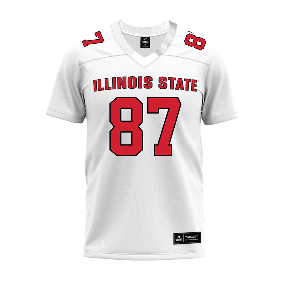 Illinois State - NCAA Football : Nick Kessler - White Premium Football Jersey-0