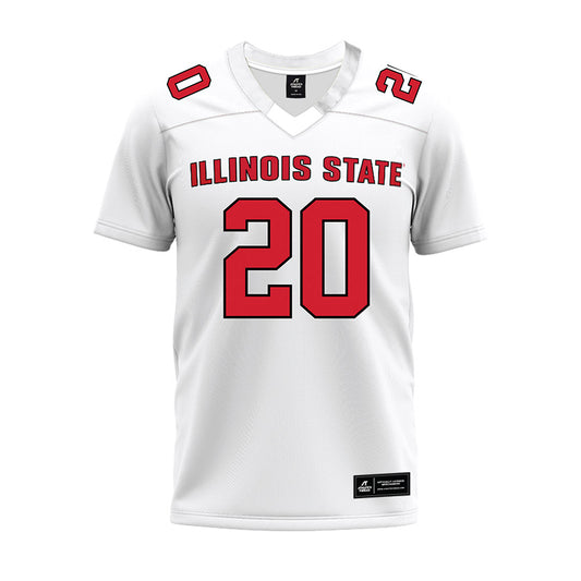 Illinois State - NCAA Football : CJ Richard - White Premium Football Jersey-0