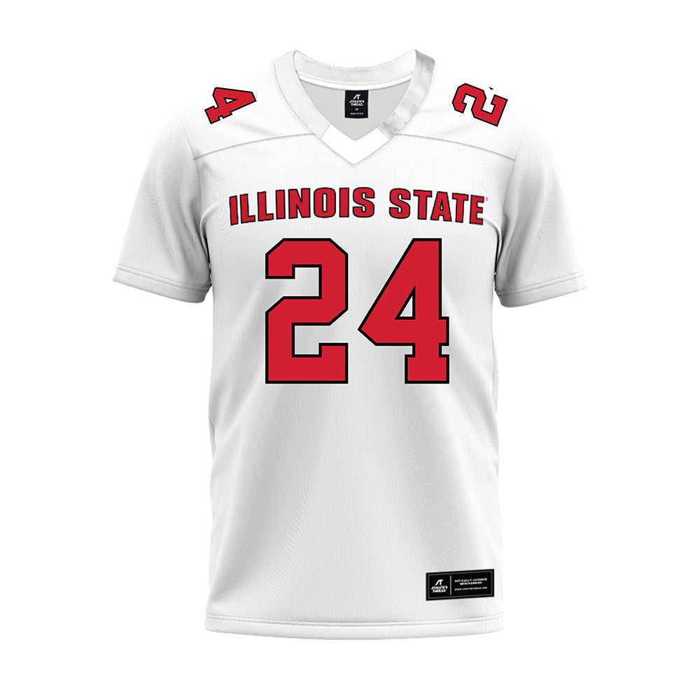 Illinois State - NCAA Football : Doreon Dubose - White Premium Football Jersey-0