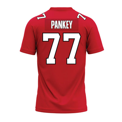 Illinois State - NCAA Football : Jace Pankey - Red Premium Football Jersey-1
