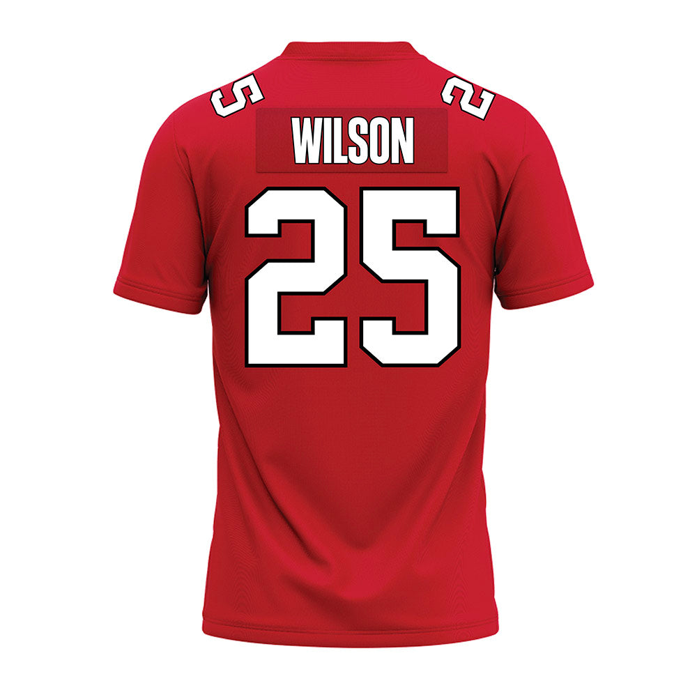 Illinois State - NCAA Football : Cam Wilson - Red Premium Football Jersey-1