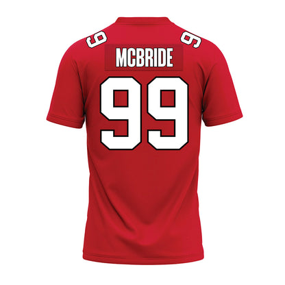Illinois State - NCAA Football : Donovan McBride - Red Premium Football Jersey-1